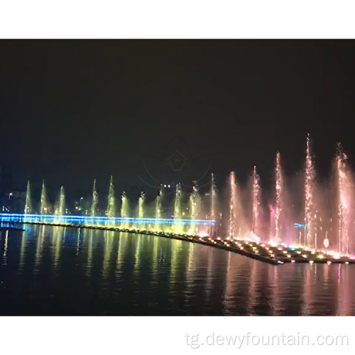 Рақсҳои рӯшноӣ ва садо фаввораи нишон медиҳанд